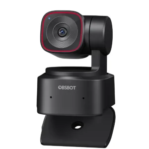 OBSBOT Tiny 2 Lite 4K Webcam for PC, AI Tracking PTZ Streaming Camera with 1/2" Sensor, Gesture Control, 60 FPS, HDR, Microphone