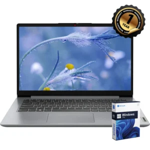 Lenovo 14" Business Laptop,Intel Celeron N4020,4GB RAM,384GB Storage(128GB eMMC+256GB SD Card),Cloud Grey,Windows 11 Pro