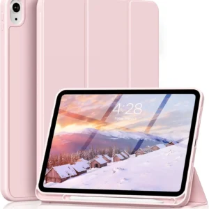 for iPad (A16) 11th 10th Generation Case 11/10.9 Inch with Pencil Holder 2025/2022, Slim Trifold Stand Protective Cover, Hybrid