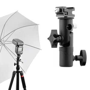 Camera Flash Speedlite Mount Swivel Light Stand Bracket With Umbrella Reflector Holder for Canon Nikon Yongnuo Godox