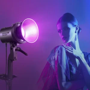 NEEWER MS60C RGBWW LED Video Light with 2.4G/APP Control 65W Metal Mini RGB COB Continuous Output Lighting Handheld Spotlight