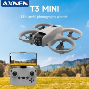 AXNEN T3 Mini RC Drone HD Clarity Meets Long-Lasting Flight 5G Remote Control Screen Display Optical Flow Positioning Aircraft