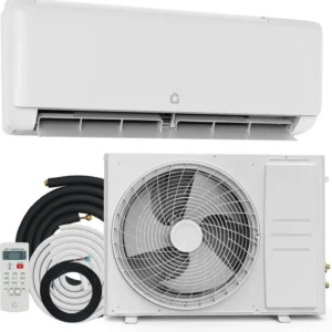 12,000 BTU Mini Split Air Conditioner with Heat Pump 18.5 SEER Cools Up to 750 Sq. Ft, Energy Efficient Inverter AC with Remote