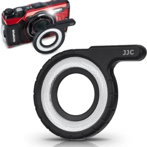 JJC LED Light Guide Ring for Olympus TG-7 TG-6 TG-5 TG-4 TG-3 TG-2 TG-1 Replace Olympus LG-1 Ring Light Olympus Accessories