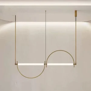 Minimalist Design Hanging Led Chandeliers Pendant Lights forLiving Room Office Bedroom Indoor Home Villa