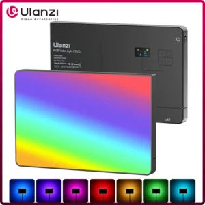 Ulanzi LT003 RGB Video Light Full Color Panel Light 8000mAh Dimmable 2500-9000K CRI 95+ Photo Studio Lamp 266 Beads Livestream