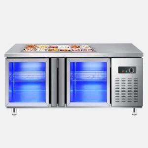 Refrigerator Commercial Restaurant Under Counter Refrigerators Work Table Prep Freezer Display Salad Bar Counter