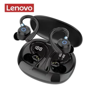 Lenovo Sports Wireless Bluetooth Earphones Bluetooth 5.4 TWS Ear Hook Headphones LED Display Long Standby Waterproof Headsets