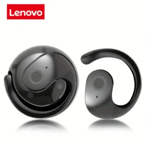 Lenovo Headphones Bone Conduction Earphone Open Ear Sports Bluetooth Headphones Wireless Earbuds with Noise Cancellation 2pcs