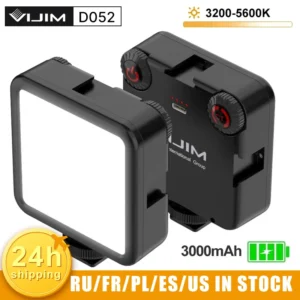 Ulanzi VIJIM VL81 LED Video Light Camera Light 3200-5600K With Cold Shoe Mini Vlog Fill Light 3000mAh Panel Lamp Photography