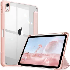 iPad (A16) Case/iPad 10th Generation Case [11-Inch 2025/10.9 Inch 2022] with Pencil Holder, Smart Cover with Soft TPU Back