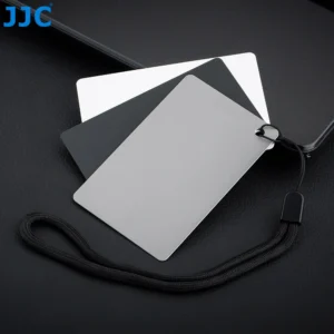 JJC White Balance Card 18% Neutral Grey Card Photography Color Correction Checker Camera Accessory for Canon Nikon Pentax