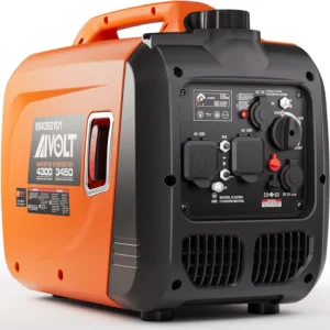 4300W Portable Inverter Generator Super Quiet Gas Powered for Camping RV Home Backup Power