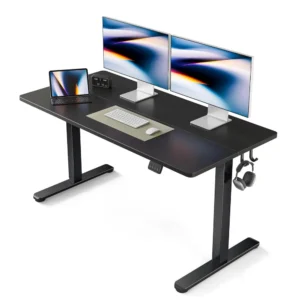 Electric Standing , 55 x 24 Inches Height Adjustable Stand up , Sit Stand Home Office Desk, Computer Desk, Customized