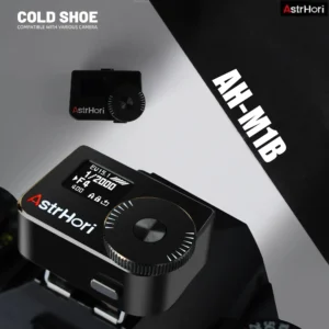 AstrHori AH-M1 Camera Light Meter with Two Dials Hot Cold Shoe Fixing Shutter ISO Photography Light Meter for DSLR Camera