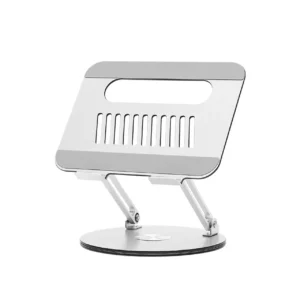 Heat Dissipation Laptop Stand 360° Rotatable Notebook Holder Liftable Aluminum Stand Compatible With 9.7-17.3 Inch Laptop Stand