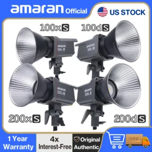 Amaran 200x S 100x S 200d S 100d S COB Video Light Bicolor Daylight Photography Lighting for Film Recoding Filmmaking by Aputure