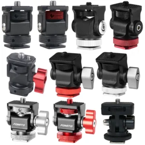 Cold Shoe Monitor Mount Bracket QR Plate Universal Cold Shoe Photography for DSLR Camera Monitor Flash Microphone Fill Light