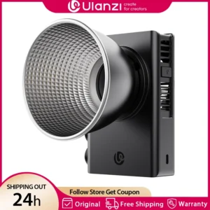 Ulanzi C01 100W Portable Bi-Color COB Video Light 2700-6500K CRI96+ 14500 Lux Mini Bowens Mount Full Light for Photography Live
