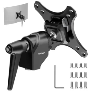 NEEWER VESA Monitor Mount Adapter with Arca Quick Release 360° Rotatable Ball Head M4 Screw Light Stand Adapter for TV Screen