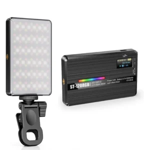 ST120 RGB Full Color Video Light 2500-9000K Fill Light for Camera Smartphone Photography Video Live Streaming Tiktok YT