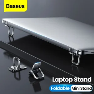 Baseus Portable Laptop Stand Holder For Macbook Pro Air Foldable Laptops Holder Mini Notebook Support For Xiaomi Lenovo Laptop